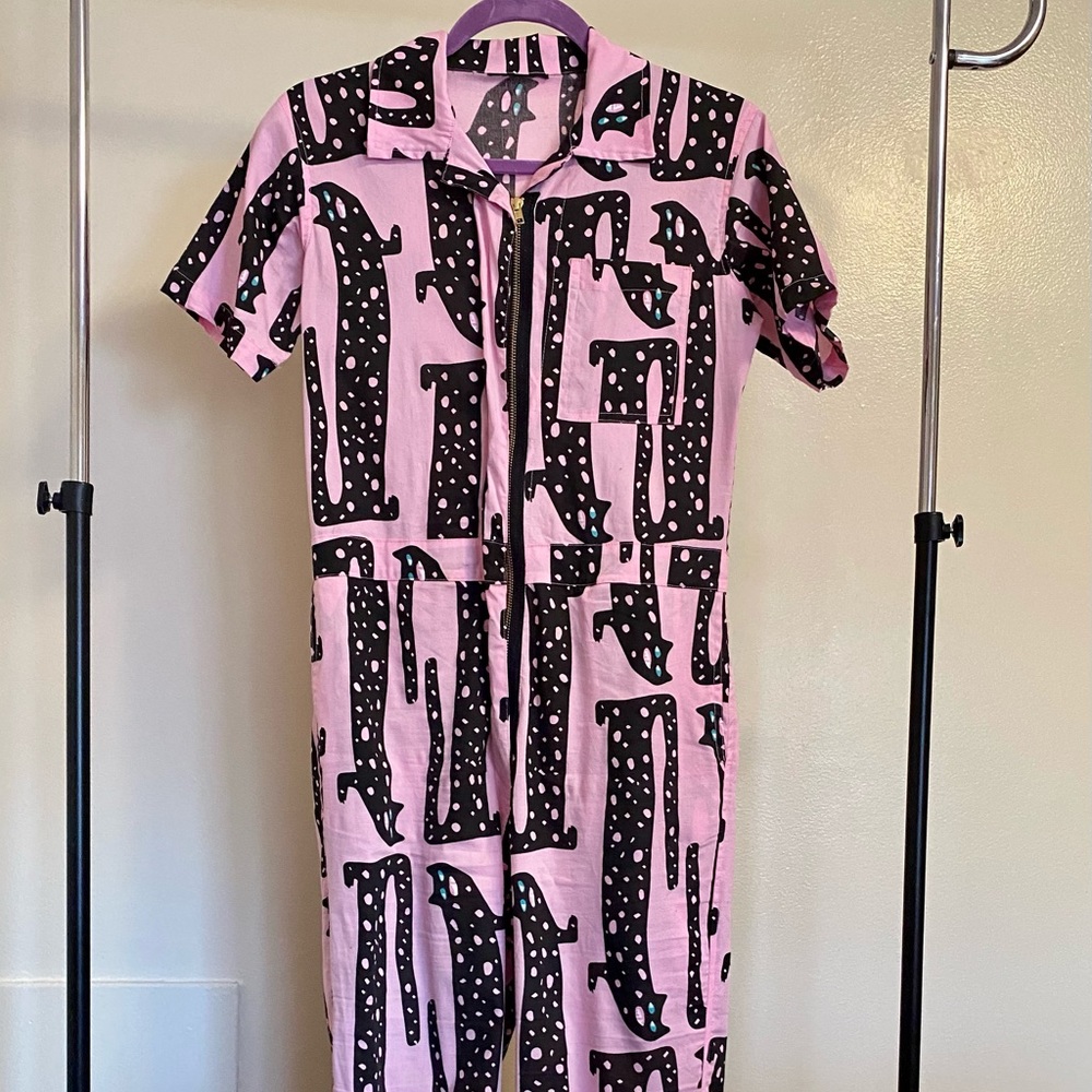 Nooworks Long Cat Pink Coveralls